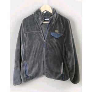 LL Bean XL Petite Womens Zip Jacket Hi-Pile Fleece Ultraplush Grey XLP